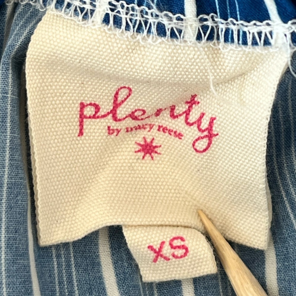 Anthropologie Plenty by Tracy Reese Poplin Striped Jumpsuit Size XS Cotton New - Picture 10 of 15